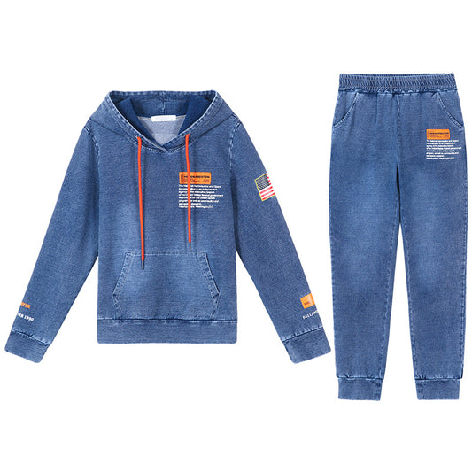 Conjunto Deportivo Coreano de Dos Piezas con Sudadera de Manga Larga - Image 2
