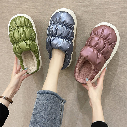 Pantuflas Térmicas Mujer Algodón Felpa Premium - Image 2