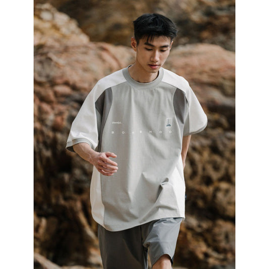 Playera Suelta de Manga Corta Versátil para Hombre - Image 2