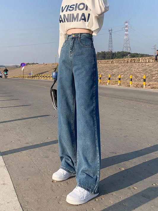 Pantalones Vaqueros Anchos y Holgados para Mujer - Denim Baggy Moderno - Image 2