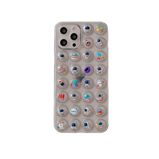 Funda Protectora Astronauta Planeta Espacial con Burbujas Descompresivas - Image 2