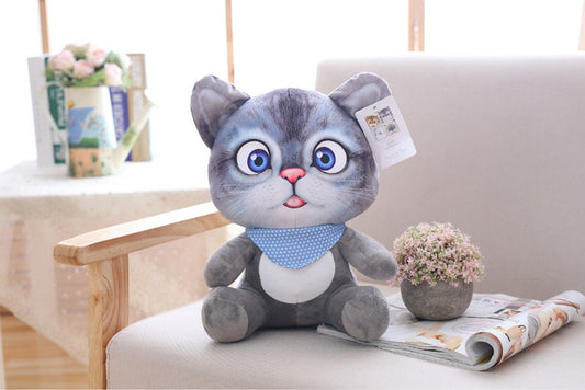 Peluche Gato 3D con Diseño Realista - Almohada y Colgante Decorativo - Image 2