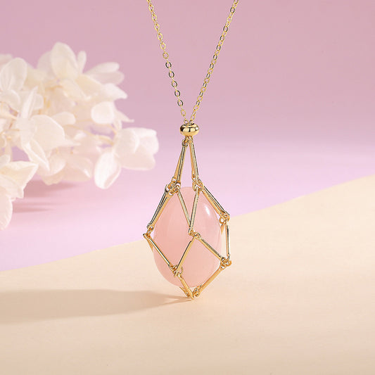 Colgante de Cristal Natural Primavera 2023 - Collar de Paz para Regalo de Día de Enamorados - Image 2