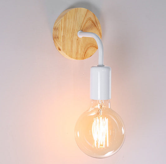 Lámpara de Pared Minimalista Estilo Rústico Americano en Hierro Forjado - Image 2