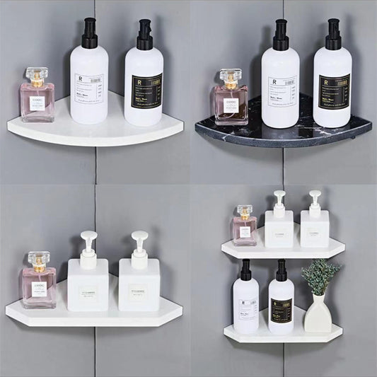Repisa Triangular de Mármol Estilo Nórdico Minimalista para Baño - Image 2