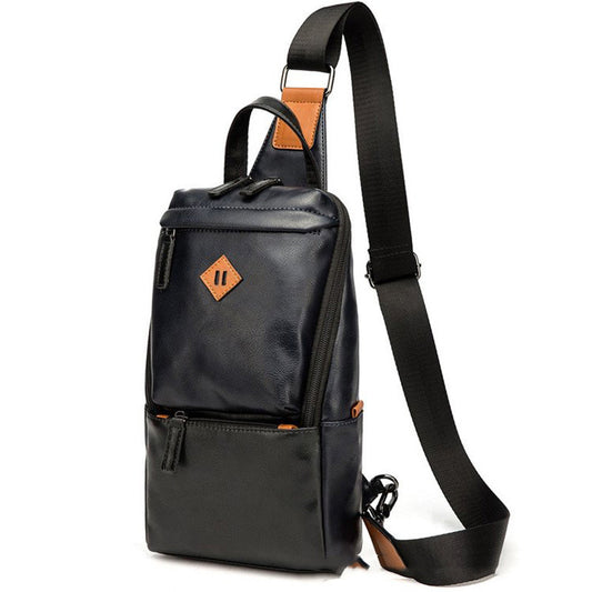 Mochila de Cuero Suave para Ciclismo y Viajes - Image 2