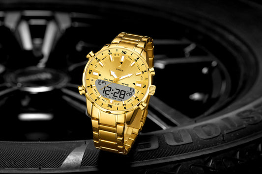 Reloj Luminoso para Hombre con Banda de Acero - Diseño Moderno y Elegante - Image 2