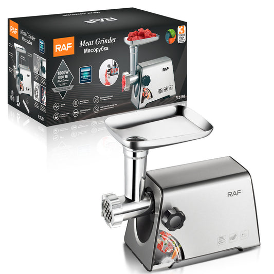 Moledor de Carne Eléctrico Multifuncional de Acero Inoxidable - Image 2