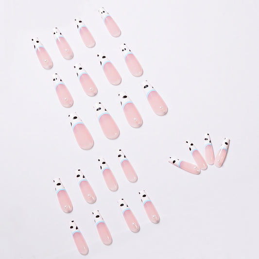 Parches de Uñas Perla Rayas Lechosas - Ballet Wear de Larga Duración - Image 2