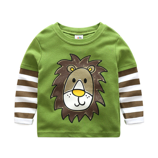 Camiseta de Manga Larga con Costuras Decorativas en Algodón - Image 2