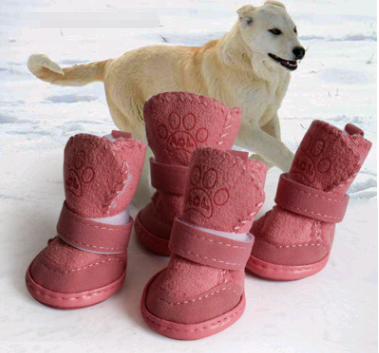 Botines para Perros de Piel de Cordero - Zapatos Cálidos para Nieve - Image 2