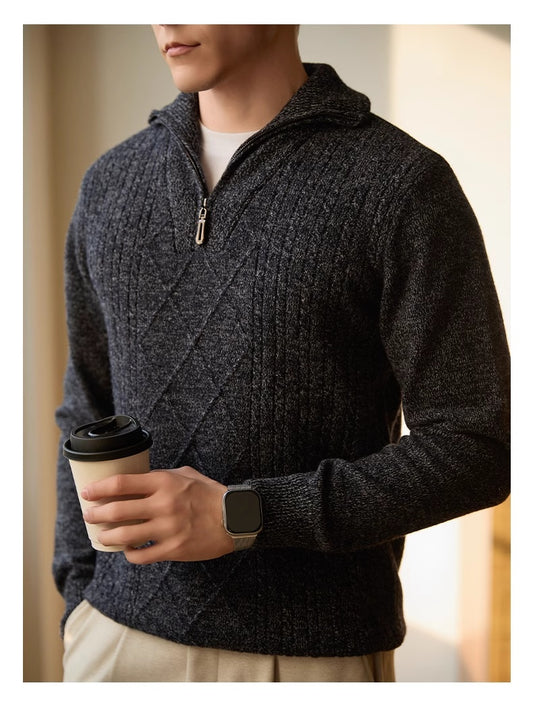Suéter Cálido de Punto para Hombre - Image 2