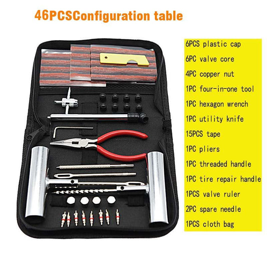 Kit de Reparación de Llantas en Bolsa de Primeros Auxilios - Image 2
