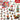 Christmas Village House Building Set - Christmas Tree Building Toys for Kids Christmas Party Favors - Santa Claus and Reindeer as Christmas Stocking Stuffer,Gift Box Filler - Tekeno