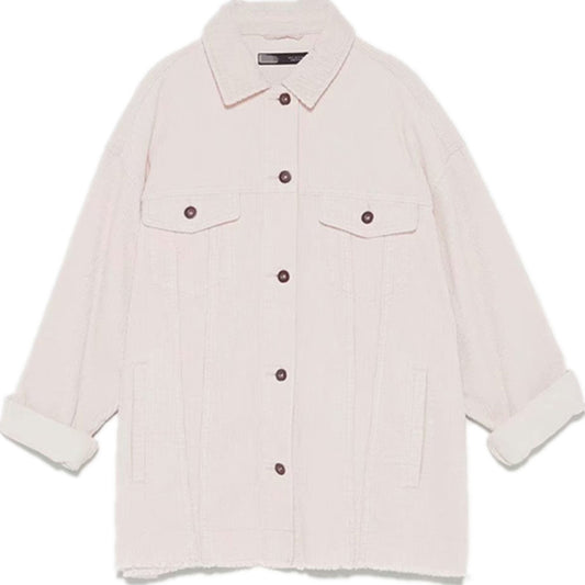 Chaqueta Casual de Pana con Bolsillos - Image 2