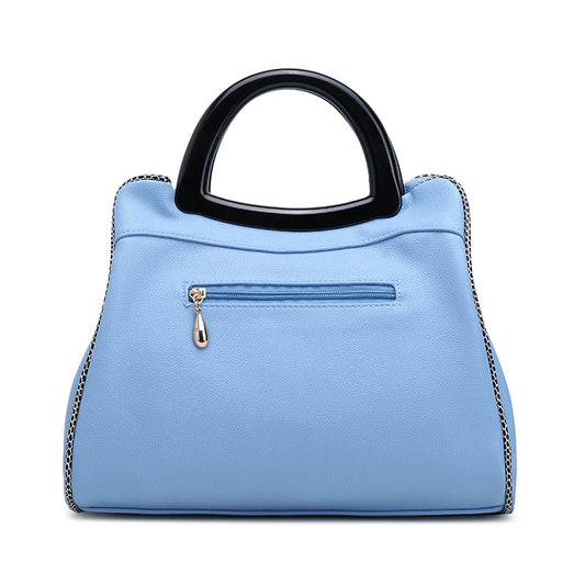 Bolsa de Cuero para Mujer Diseñador con Flores Grabadas - Estilo Retro Elegante - Image 2