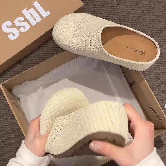Pantuflas Baotou Cómodas Antideslizantes para Mujer - Image 2