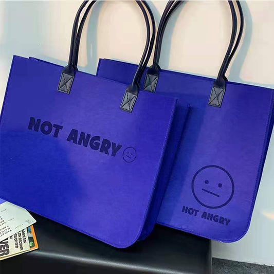 Bolsa Tote de Fieltro Grande para Viajeros Urbanos - Image 2