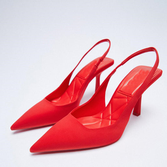 Sandalias Romanas Stiletto con Tira de Tobillo para Mujer - Image 2