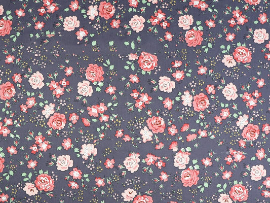 Tela de Algodón Twill Estampado Flores - Diseño Floral Delicado - Image 2