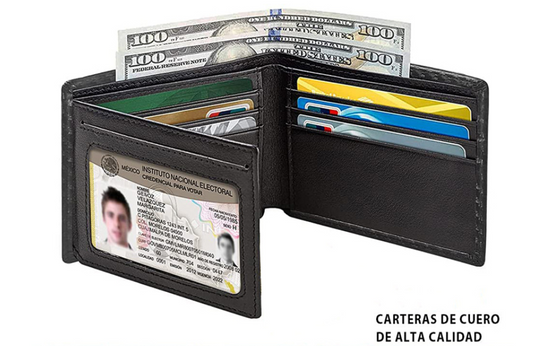 Billetera Delgada Antimagética para Hombre con Fibra de Carbono y Múltiples Compartimentos - Image 2