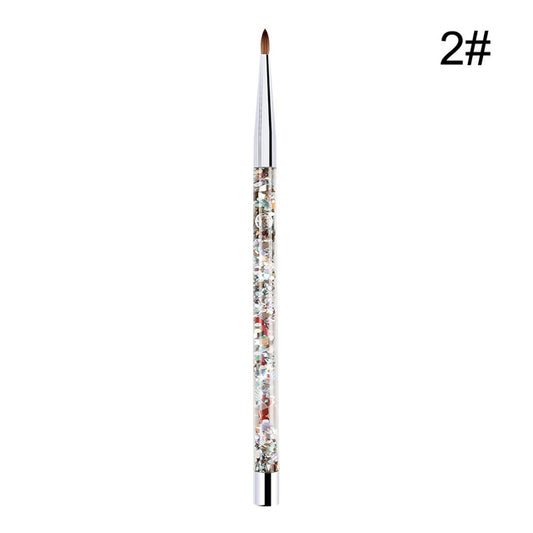 Set de 7 Brochas para Uñas Acrílicas - Nylon Profesional para Manicura - Image 2