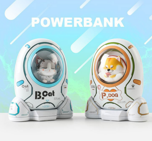 Power Bank Cápsula Espacial Gato Mantequilla - Diseño Anime Shiba Inu - Image 2
