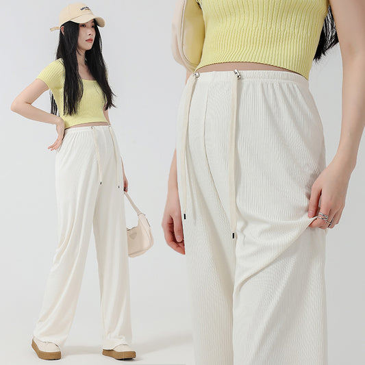 Pantalones Premamá Cómodos de Pierna Ancha sin Cintura Ajustable - Image 2