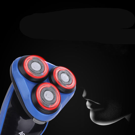 Afeitadora Eléctrica 4 en 1 con Triple Hoja y Recortadora Recargable para Hombre - Image 2
