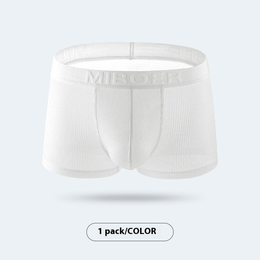Bóxers de Seda Helada Transpirables de Secado Rápido - Comodidad Clásica para Hombre - Image 2
