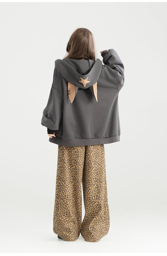 Sudadera con Capucha y Cierre de Felpa para Mujer - Image 2