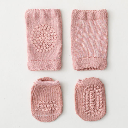Set de Calcetines Protectores con Rodilleras Acolchadas para Bebés y Niños - Image 2
