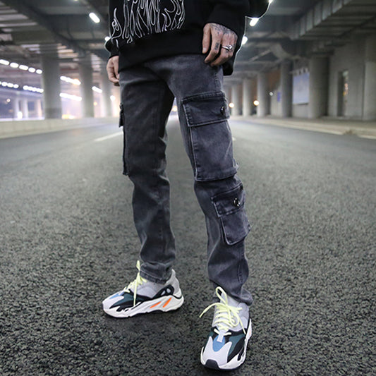 Jeans rectos con múltiples bolsillos - Image 2