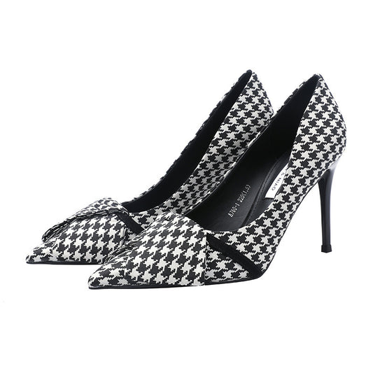 Tacones Stiletto Puntiagos con Moño para Mujer - Primavera Elegante - Image 2
