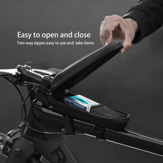 Bolsa Delantera Rígida para Bicicleta - Portatubo Superior - Image 2