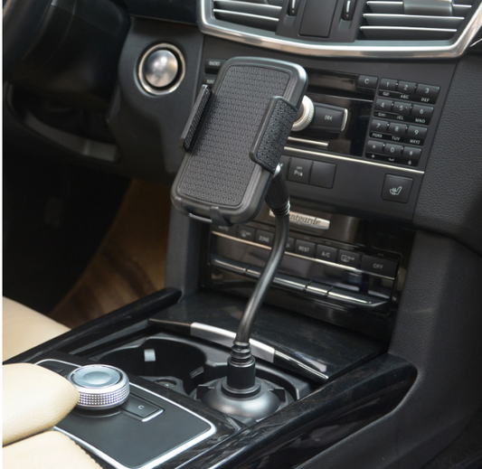 Soporte Dual para Auto - Portavasos y Sujetador de Celular - Image 2