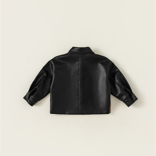 Abrigo de Cuero Grueso para Niño - Chamarra de Invierno Premium - Image 2