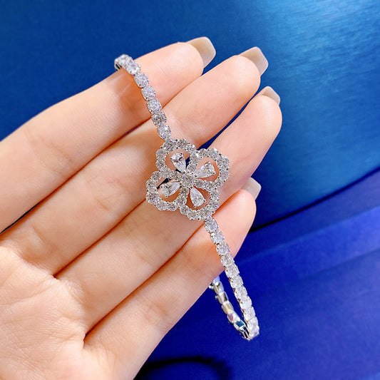 Pulsera de Diamante Carbono Diseño Nicho Moda para Mujer - Image 2