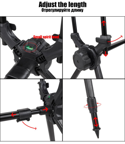 Soporte para Caña de Pescar en Aluminio - Instalación Rápida y Portátil - Image 7