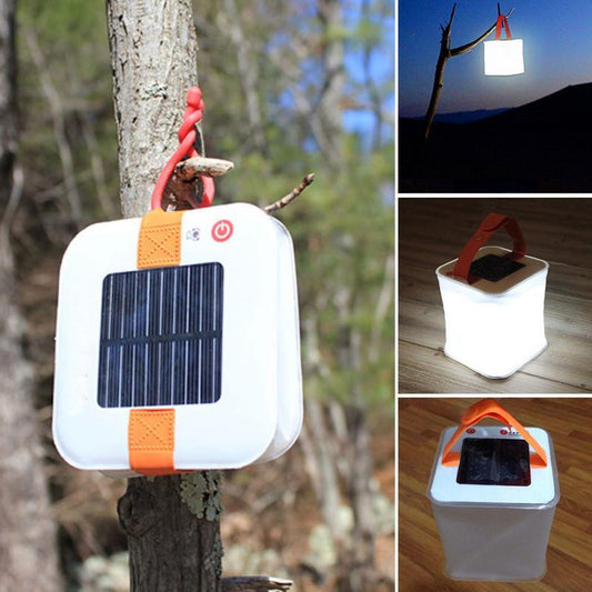 Linterna LED Solar Plegable Inflable para Camping - Luz Impermeable Portátil - Image 2