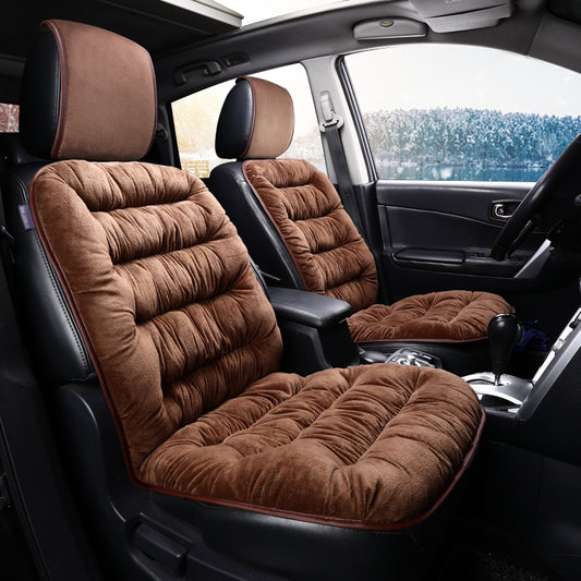 Cojín Térmico Universal para Asiento de Auto - Felpa Cálida Invierno - Image 2