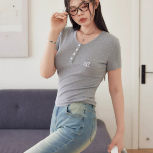 Camiseta Reductora de Manga Corta con Alta Elasticidad - Image 2