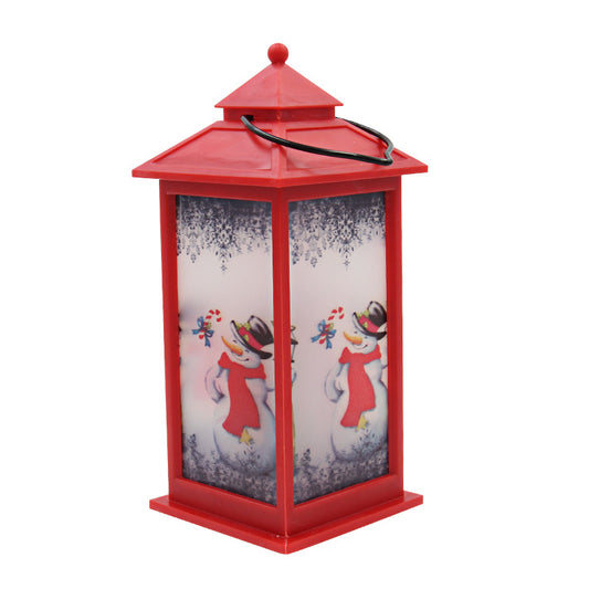 Decoración Navideña LED - Papá Noel y Muñeco de Nieve Iluminado - Image 2