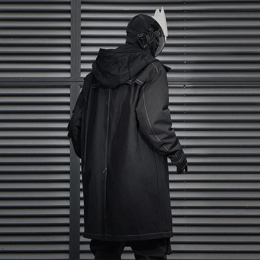 Abrigo Trench Asimétrico con Cierre para Hombre - Image 2