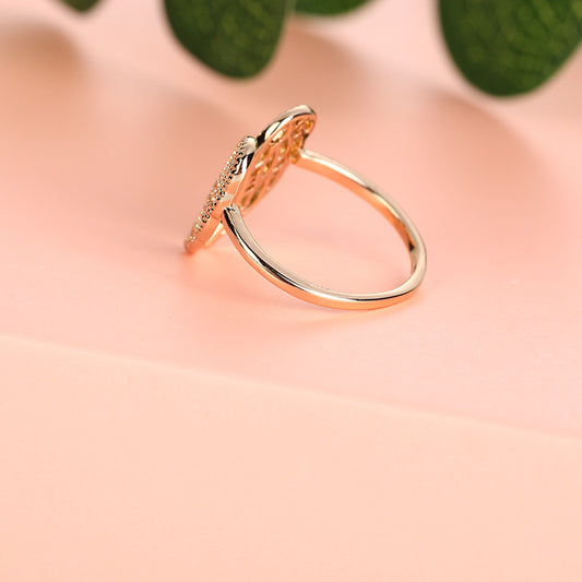 Anillos de Alas de Ángel con Cristales de Diamante para Mujer - Image 2