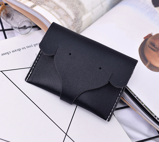 Billetera Compacta de Dama Tridoble en Cuero PU - Diseño Minimalista Coreano - Image 2