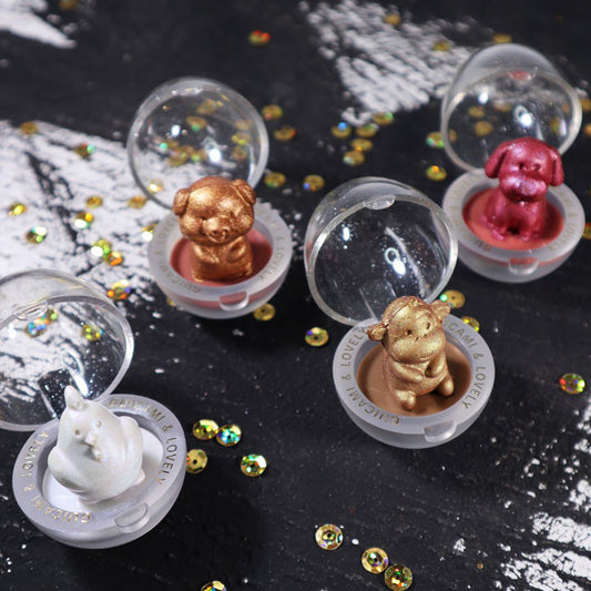 Paleta de Iluminadores Holográficos con Animales - Brillo y Shimmer - Image 2
