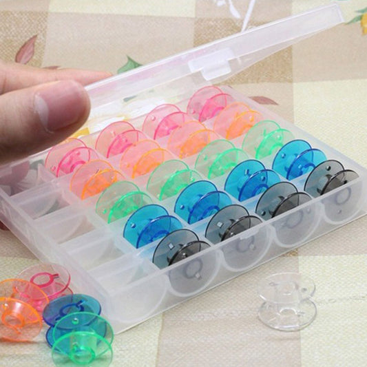 Bobinas de Plástico Coloridas para Máquina de Coser - Image 2
