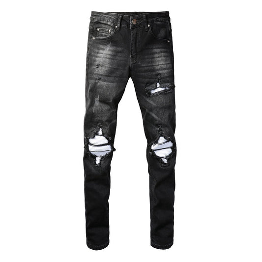 Jeans Vintage Rotos Estilo Americano Casual Unisex - Image 2