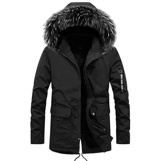 Chaqueta Acolchada Casual con Cierre para Hombre - Image 2